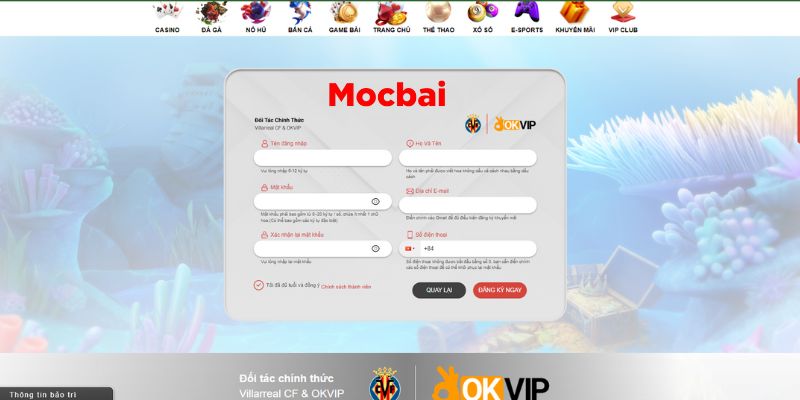 Cách chơi casino online tại trang giải trí Mocbai